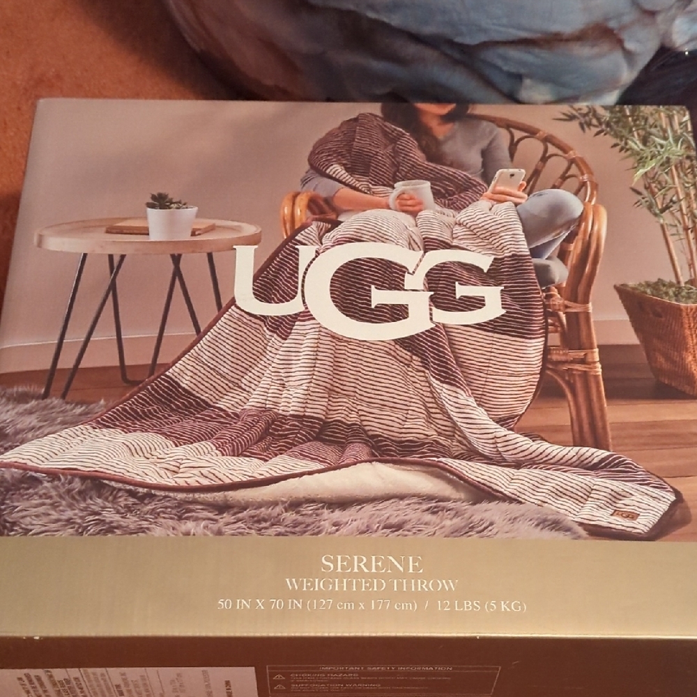 UGG Serene Weighted Throw Blanket